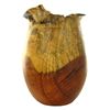 Image 1 : Afzelia Burl Handcarved Vase (DEC-000557)