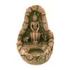 Image 1 : Handcrafted Cast Sandstone Buddha Candle Holder (CLB-001033)