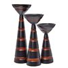 Image 1 : Hand Crafted Mango Wood Candle Stands (DEC-000251)