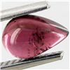 Image 1 : 1.05ct Rubellite Tourmaline Cabochon Pear (GEM-042481)