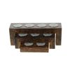 Image 3 : Sugar Palm 3 Piece Candle Set (DEC-000139)