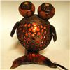 Image 3 : Coconut Shell Teak Fish Lamp (DEC-000679)