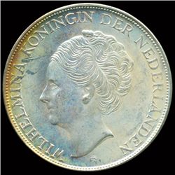 1944D Curaco Netherlands 2.5 Gulden BU (COI-013515)