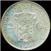 Image 2 : 1944D Curaco Netherlands 2.5 Gulden BU (COI-013515)