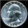 Image 1 : 1963 Washington 25c MS63/64 Underweight ERROR (COI-012360)