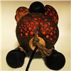 Image 3 : Coconut Shell Teak Elephant Lamp (DEC-000685)