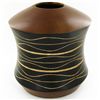 Image 1 : Handcarved Mango Vase (DEC-000880)