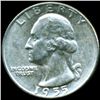 Image 1 : 1955D Washington 25c MS64/65 Underweight ERROR (COI-012009)