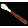 Image 1 : Handcrafted Teak & MOP Small Spoon (DEC-000937)
