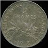 Image 2 : 1918 France 2Fr Silver AU (COI-013553)