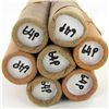 Image 1 : 1964P Lincoln 1c Unc Orig Bank Roll Lot of 7 UnOpened (COI-013825)