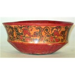 Pre Columbian Maya Copador Bowl