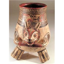 Pre Columbian Nicoya Rabbit Urn