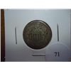 Image 1 : 1867 SHIELD NICKEL