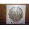 Image 1 : 1901 MORGAN SILVER DOLLAR