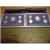 Image 1 : 1990 & 91 US PROOF SETS (WITH BOXES)