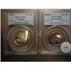 Image 1 : 2000-D MA, 00-P VA QUARTERS PCGS MS66