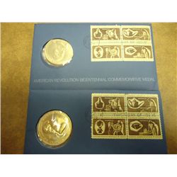2-US MINT 1972 BICENTENNIAL FDC'S