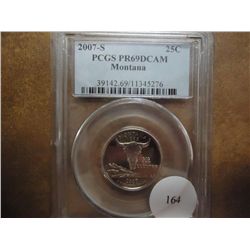 2007-S MONTANA QUARTER PCGS PR69 DCAM