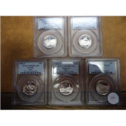 ALL 5 2006-S SILVER US 50 STATE QUARTERS