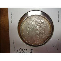 1883-S MORGAN SILVER DOLLAR