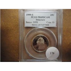 1999-S DELAWARE QUARTER PCGS PR69 DCAM