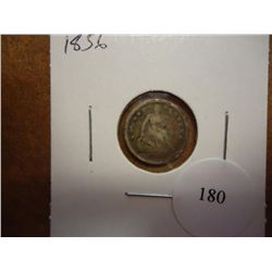 1856 SEATED LIBERTY HALF DIME