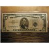 Image 1 : 1953-A $5 SILVER CERTIFICATE BLUE SEAL