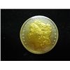 Image 1 : 1900 MORGAN SILVER DOLLAR COLORIZED