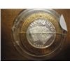 Image 1 : 4 QUEENS CASINO $10 SILVER TOKEN (UNC)