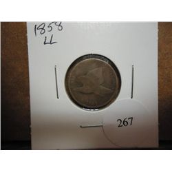 1858 (LARGE LETTER) FLYING EAGLE CENT