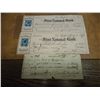 Image 1 : 3-VERY VINTAGE CHECKS 1796,1879 & 1880 DATES