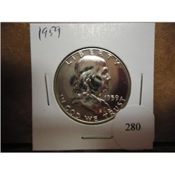 1959 FRANKLIN HALF DOLLAR GEM PROOF