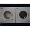 Image 1 : 1857 & 77 SEATED LIBERTY QUARTERS