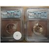 Image 1 : 2005 P/D CALIFORNIA QUARTERS ICG SP69