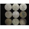 Image 2 : 9 MEXICIAN SILVER PESOS .4626 OZ. ASW