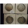 Image 1 : 1900,00-O,01 & 01-O BARBER HALF DOLLARS