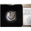 Image 1 : 1984 UNITED KINGDOM SILVER PROOF 1 POUND COIN