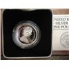 Image 2 : 1984 UNITED KINGDOM SILVER PROOF 1 POUND COIN