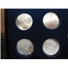 Image 2 : 1975 CANADA OLYMPICS 4 COIN SILVER SET (UNC)