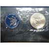 Image 2 : 1972-S IKE SILVER DOLLAR (UNC) (BLUE PACK)