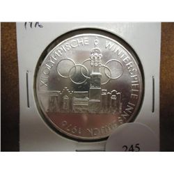 1976 AUSTRIA 100 SCHILLINGS (UNC) .4938 OZ. ASW
