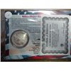 Image 2 : 1991 AMERICAN SILVER EAGLE & STAMP SET