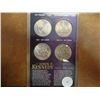 Image 2 : KENNEDY HALF DOLLAR SET 1964,67,76 & 2001 (UNC)