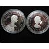 Image 2 : 2-1984 CANADA CARTIER DOLLARS (PF LIKE)