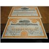 Image 1 : 2 VINTAGE STOCK CERTIFICATES SEE DESCRIPTION