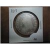 Image 1 : 1817 BUST HALF DOLLAR CLEANED & GRAFFITI