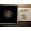 Image 1 : 1986 UNITED KINGDOM SILVER PROOF 1 POUND COIN