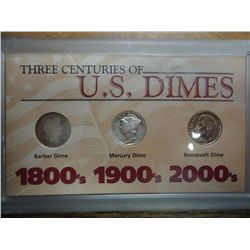 3 CENTURIES OF US DIMES SEE DESCRIPTION