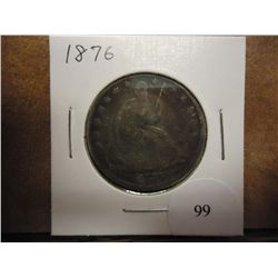 1876 SEATED LIBERTY HALF DOLLAR